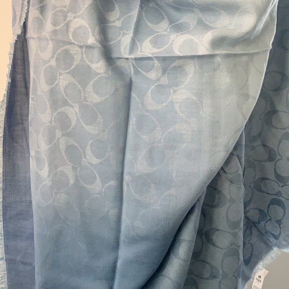 NWT Coach Oversized Signature Print Scarf - Picture 7 of 11